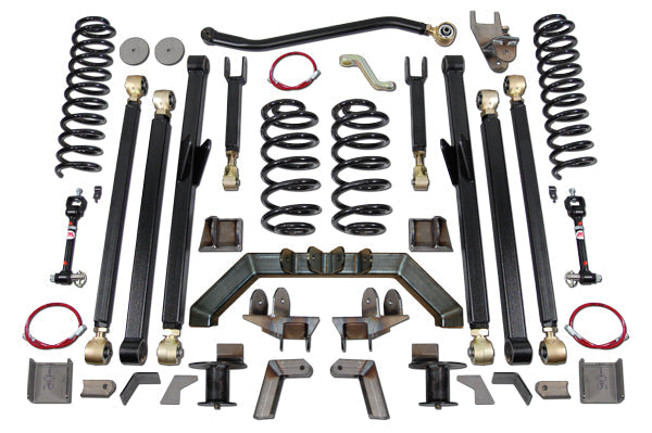 Clayton Off Road Suspension / Steering / Brakes Jeep Wrangler 4.0 Inch Long Arm Lift Kit W/Rear 5 Inch Stretch 1997-2006 TJ Clayton Off Road - COR-3205120 - Clayton Off Road