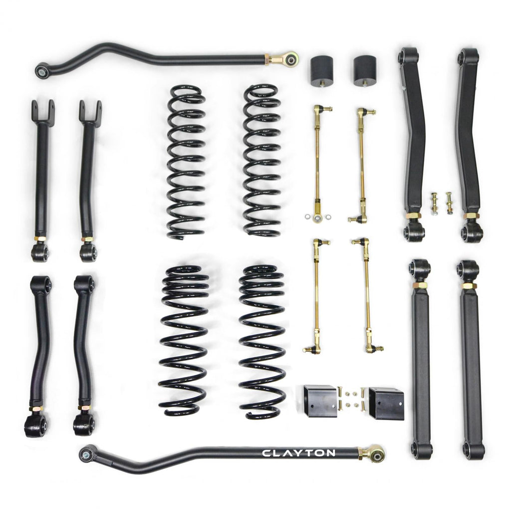 Clayton Off Road Lift Kits Jeep Wrangler Diesel 2.5 Inch Overland Plus Lift Kit For 18+ Wrangler Clayton Offroad - COR-3009125 - Clayton Off Road