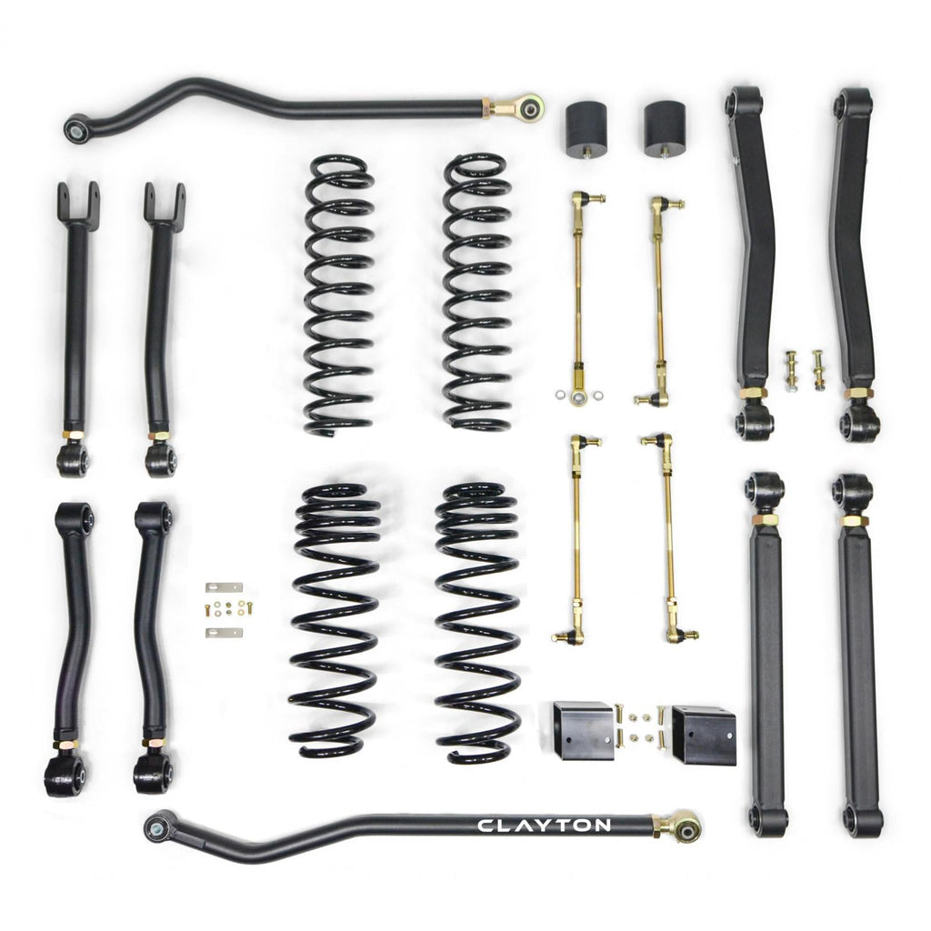 Clayton Off Road Lift Kits Jeep Wrangler Diesel 3.5 Inch Overland Plus Lift Kit For 18+ Wrangler Clayton Offroad - COR-3009135 - Clayton Off Road