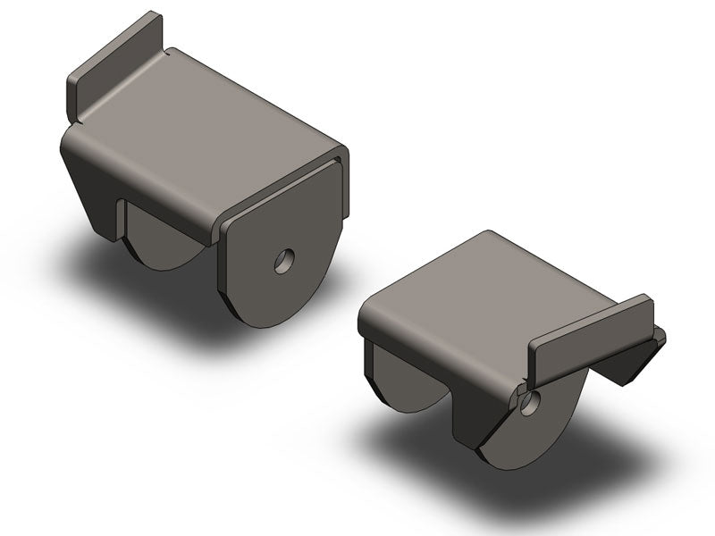 Clayton Off Road Exterior Parts & Car Care Jeep Wrangler Front Frame Brackets 1997-2006 TJ/LJ Clayton Off Road - COR-2205010 - Clayton Off Road