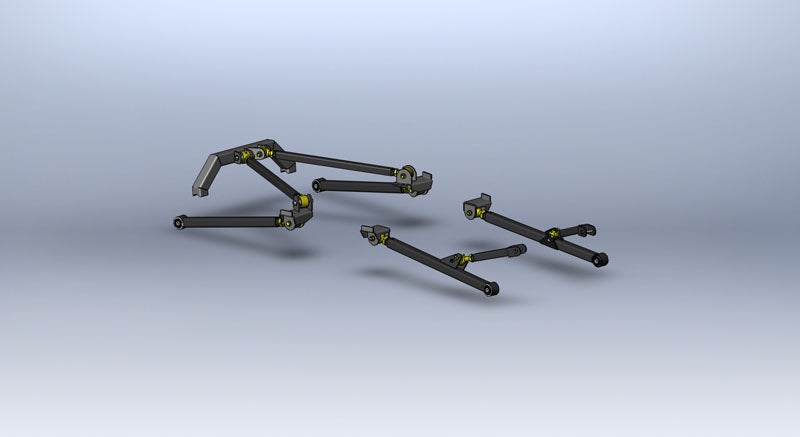 Clayton Off Road Suspension / Steering / Brakes Jeep Wrangler Long Arm Upgrade Kit 97-06 TJ Clayton Off Road - COR-4805001 - Clayton Off Road