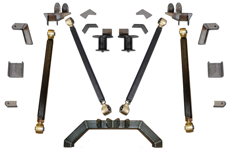 Clayton Off Road Suspension / Steering / Brakes Jeep Wrangler Pro Series Rear Long Arm Upgrade Kit W/5 Inch Stretch 1997-2006 TJ Clayton Off Road - COR-4805302 - Clayton Off Road