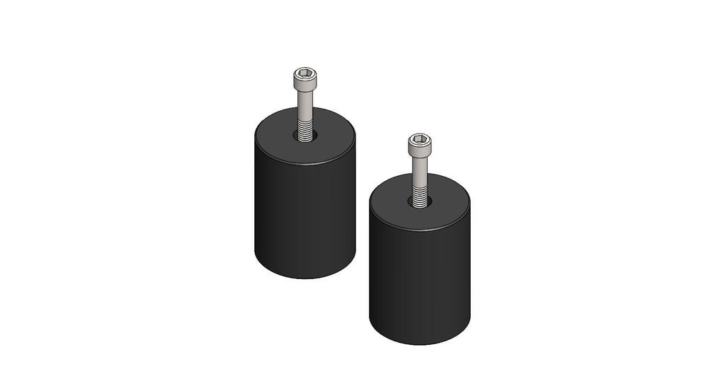 Clayton Off Road Bump Stops Jeep Wrangler Rear Bump Stops For 97-06 Wrangler TJ/LJ Clayton Offroad - COR-1400200 - Clayton Off Road