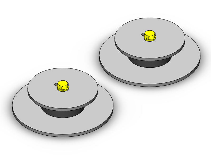 Clayton Off Road Drivetrain & Differentials Jeep Wrangler Rear Coil Bucket Kit 1997-2006 TJ/LJ Clayton Off Road - COR-1200503 - Clayton Off Road