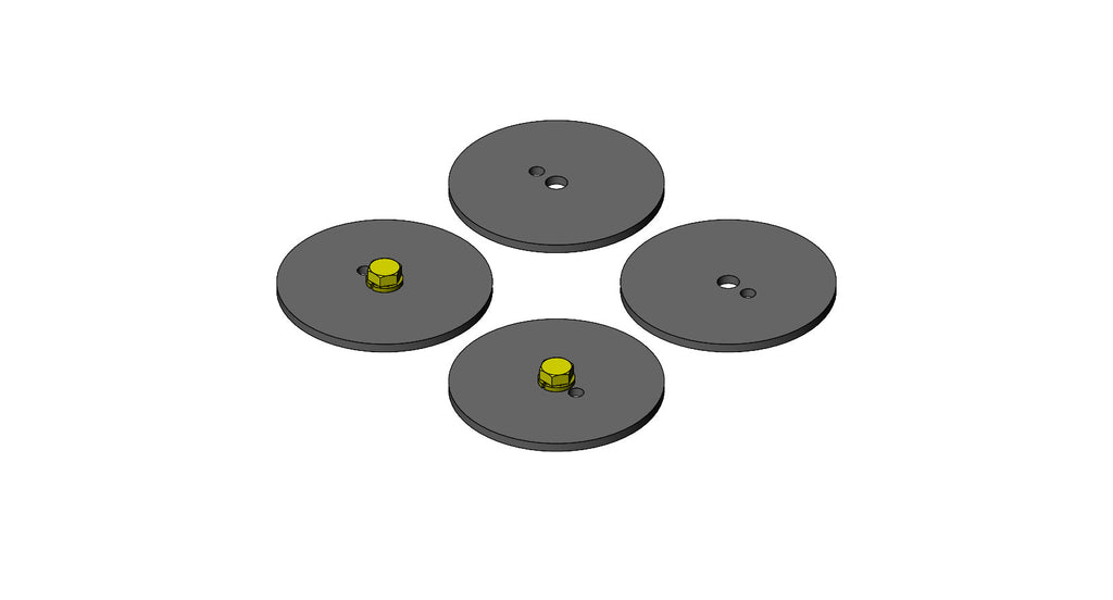 Clayton Off Road Drivetrain & Differentials Jeep Wrangler Rear Coil Spring Retainer Kit 1997-2006 TJ/LJ Clayton Off Road - COR-1200508 - Clayton Off Road