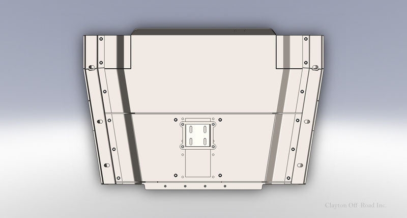 Clayton Off Road Transfer Skid Plate Armor Jeep Wrangler Transfer Case Skid Plate 2004-2006 Jeep Wrangler LJ Clayton Off Road - COR-4107100 - Clayton Off Road