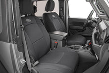 Load image into Gallery viewer, Seat Covers | Front and Rear w/ Armrest | Jeep Wrangler Unlimited 4WD (18-26)