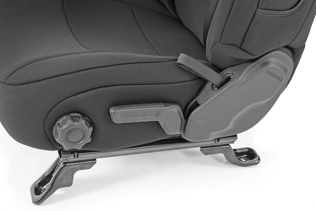 Seat Covers | Front and Rear w/ Armrest | Jeep Wrangler Unlimited 4WD (18-26)