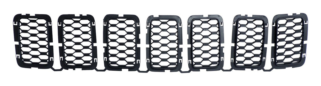 Crown Automotive Jeep Replacement Grille Insert Black Honeycomb Grille Insert Set for Various 2016-2019 Jeep WK Grand Cherokee - 68317863AA - Crown Automotive Jeep Replacement
