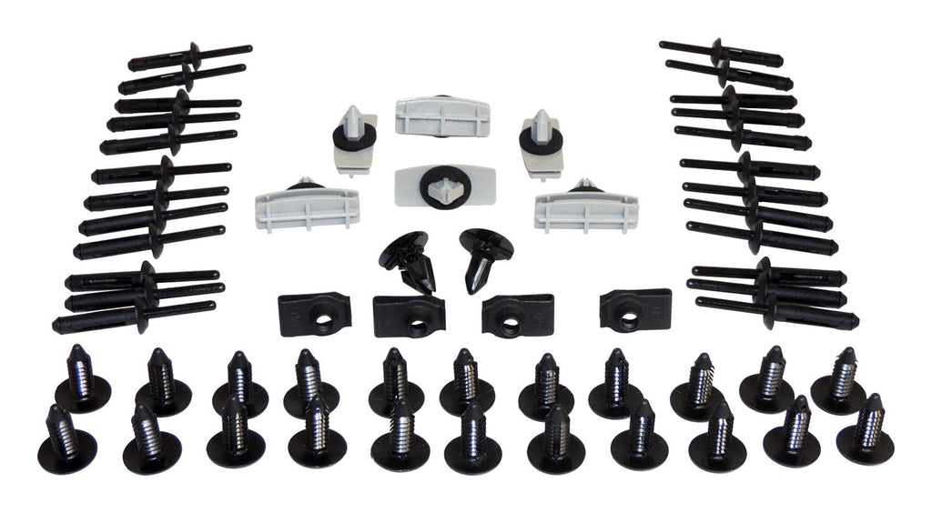 Crown Automotive Jeep Replacement Fender Flare Hardware Kit Fender Flare Hardware Kit for 2007-2018 Jeep JK Wrangler - 5KHK - Crown Automotive Jeep Replacement