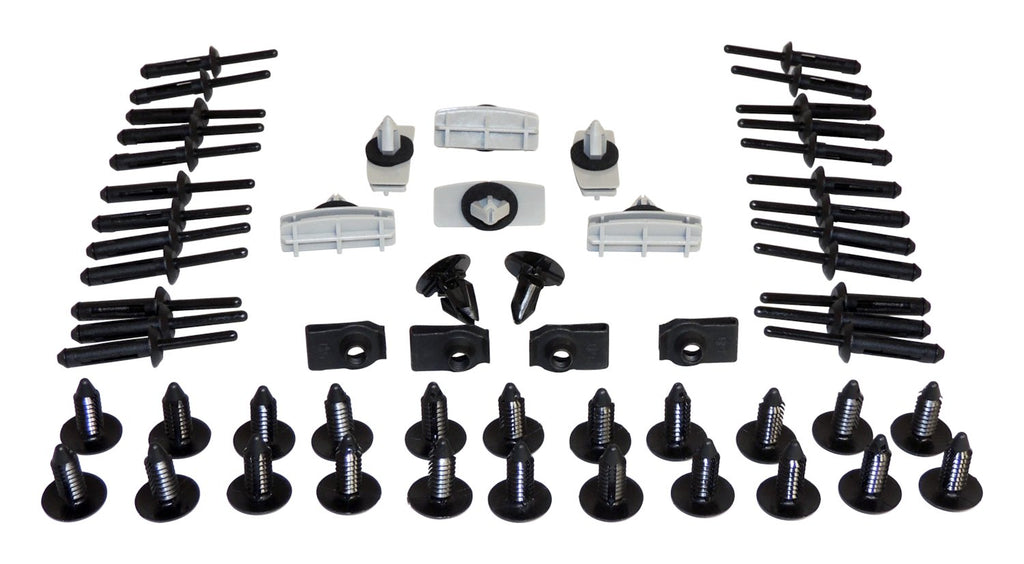 Crown Automotive Jeep Replacement Fender Flare Hardware Kit Fender Flare Hardware Kit for 2007-2018 Jeep JK Wrangler - 5KHK - Crown Automotive Jeep Replacement