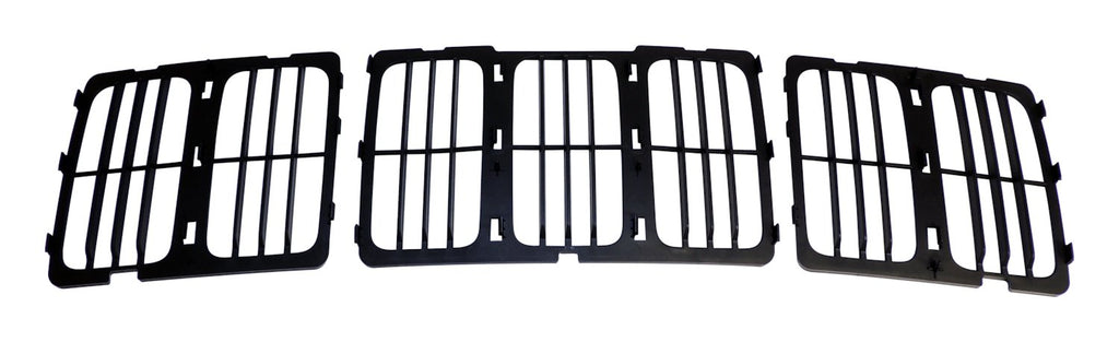 Crown Automotive Jeep Replacement Grille Front Upper Grille for 2014-2016 Jeep WK Grand Cherokee w/ Louvered Grille - 68143073AC - Crown Automotive Jeep Replacement