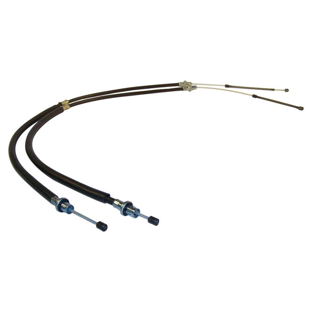 Crown Automotive Jeep Replacement Parking Brake Cable Parking Brake Cable Set - 4762464 - Crown Automotive Jeep Replacement