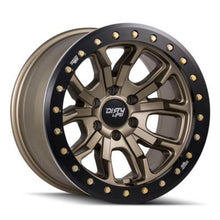 Load image into Gallery viewer, Dirty Life Wheels - Cast Dirty Life 9303 DT-1 17x9 / 5x127 BP / -12mm Offset / 78.1mm Hub Satin Gold Wheel - Beadlock