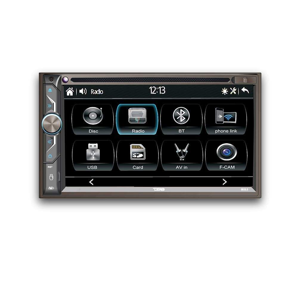 DS18 Multimedia Headunits 6.9 Inch Touchscreen Double-Din Headunit W/ DVD Bluetooth USB and Mirror Link DS18 - DS18 - DDX6.9