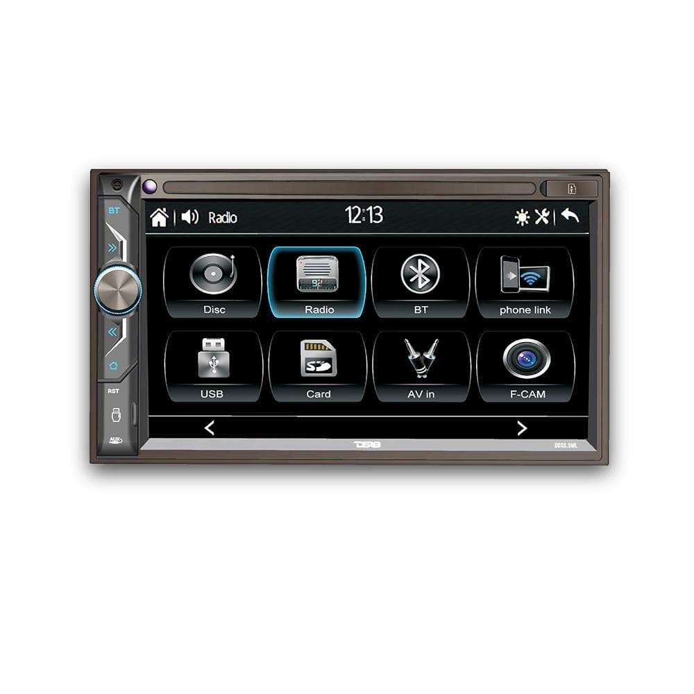 DS18 Multimedia Headunits 6.9 Inch Touchscreen Mechless Double-Din Headunit W/ Bluetooth USB and Mirror Link DS18 - DS18 - DDX6.9ML