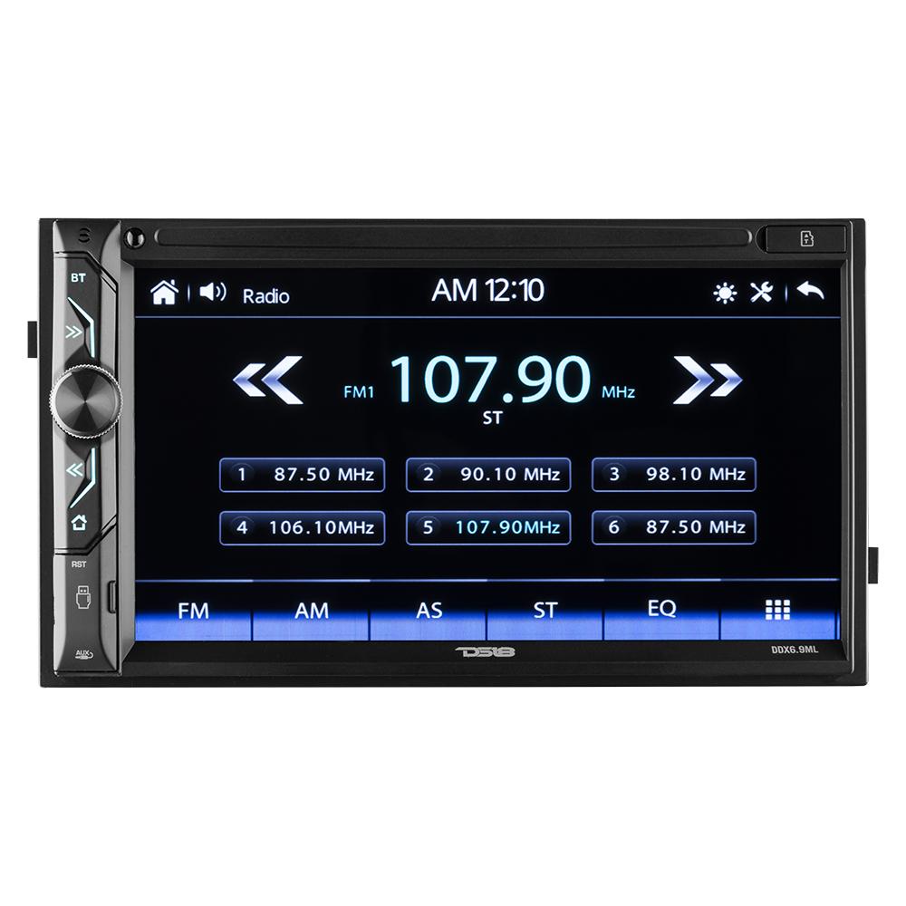 DS18 Multimedia Headunits 6.9 Inch Touchscreen Mechless Double-Din Headunit W/ Bluetooth USB and Mirror Link DS18 - DS18 - DDX6.9ML
