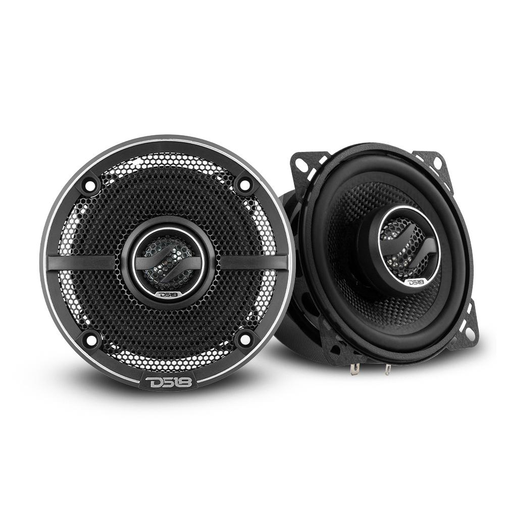 DS18 Speakers ELITE 4 Inch 2-Way Coaxial Speakers with Kevlar Cone 120 Watts 4-Ohm DS18 - DS18 - ZXI-44