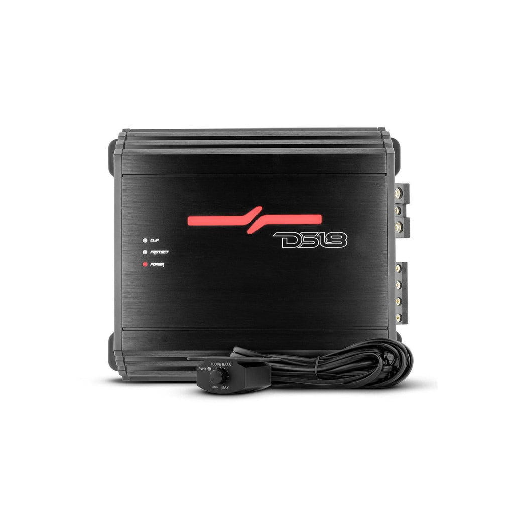 DS18 Audio Amplifier ZR Class D 1-Channel Monoblock Amplifier 500 Watts RMS DS18 - DS18 - ZR500.1D