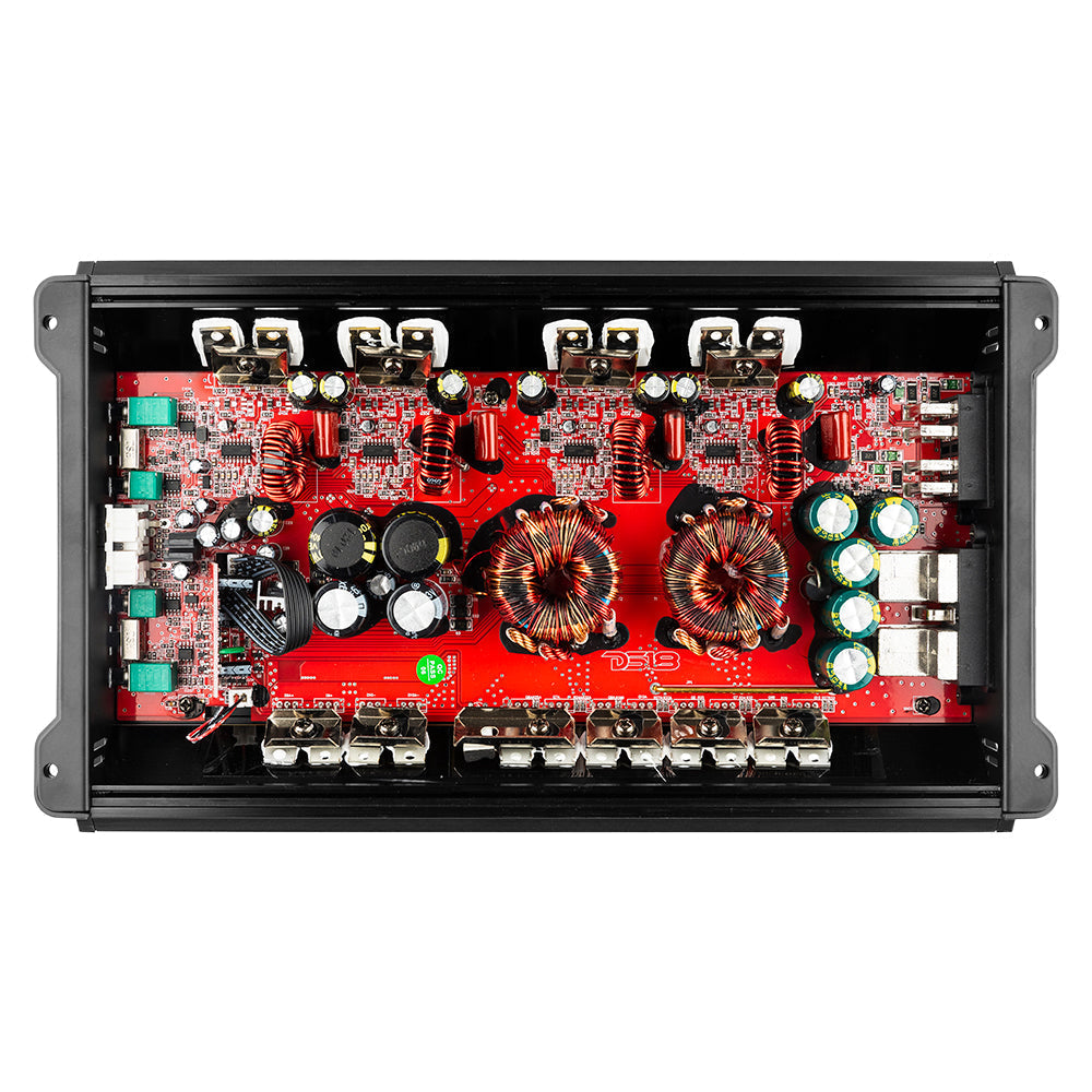DS18 Audio Amplifier ZR Class D 4-Channel Full Range Amplifier 400x4 at 4 Ohm Watts RMS DS18 - DS18 - ZR1600.4D