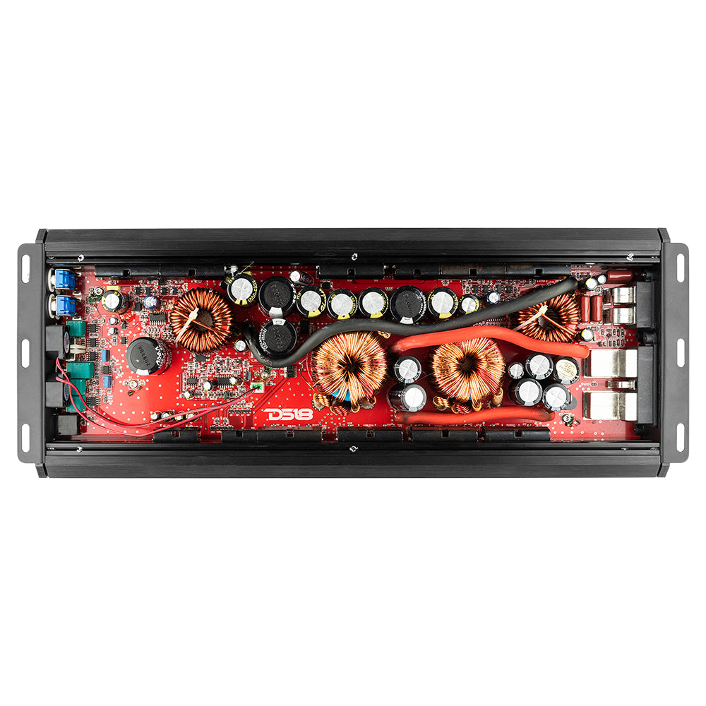 DS18 Audio Amplifier ZXI 1-Channel Class D Amplifier 3000 Watts Rms at 1-Ohm DS18 - DS18 - ZXI.1XXL