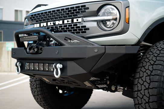 DV8 Offroad Front Bumpers 2021-22 Ford Bronco Add-On Wings For FS-15 Series Front Bumper DV8 Offroad - DV8 Offroad - FBBR-02W