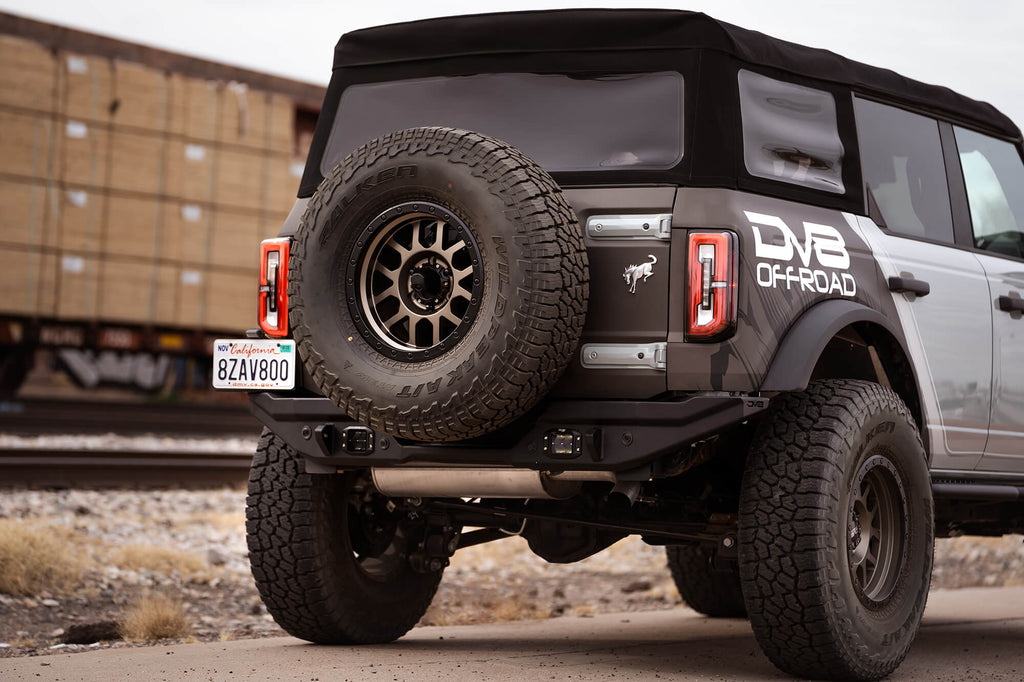DV8 Offroad Rear Bumpers 2021-22 Ford Bronco FS-15 Series Rear Bumper DV8 Offroad - DV8 Offroad - RBBR-02