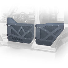 Load image into Gallery viewer, DV8 Offroad Doors DV8 18-22 Jeep 4 Door JL/JT Aluminum Half Doors with Perforated Mesh Rear