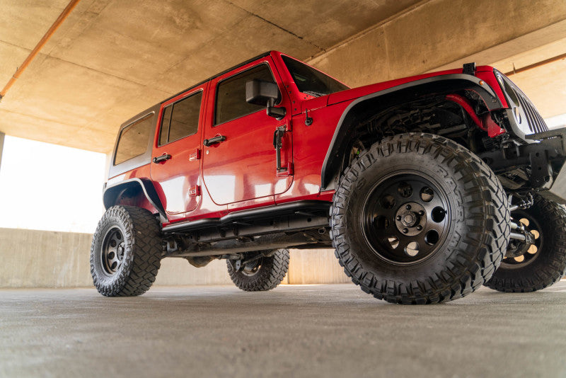 DV8 Offroad Side Steps DV8 Offroad 07-18 Jeep Wrangler JK (4 Door Only) OE Plus Side Steps