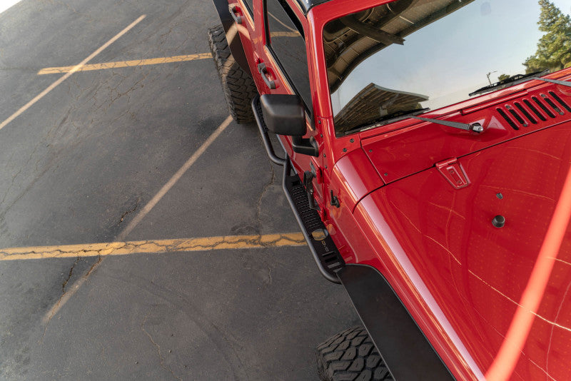 DV8 Offroad Side Steps DV8 Offroad 07-18 Jeep Wrangler JK (4 Door Only) OE Plus Side Steps