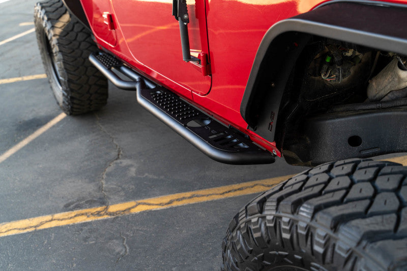 DV8 Offroad Side Steps DV8 Offroad 07-18 Jeep Wrangler JK (4 Door Only) OE Plus Side Steps