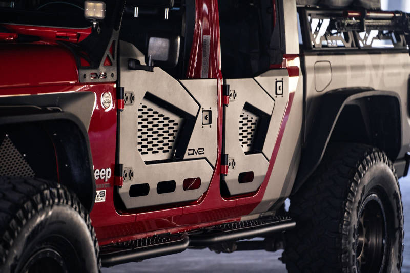 DV8 Offroad Doors DV8 Offroad 18-22 Jeep Wrangler JL/JT Spec Series Half Doors - Front Set