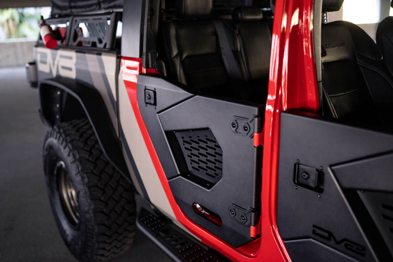 DV8 Offroad Doors DV8 Offroad 18-22 Jeep Wrangler JL/JT Spec Series Half Doors - Rear Set