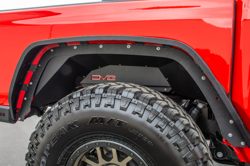 DV8 Offroad Wheel Well Liners DV8 Offroad 201+ Jeep Gladiator Rear Inner Fenders - Black