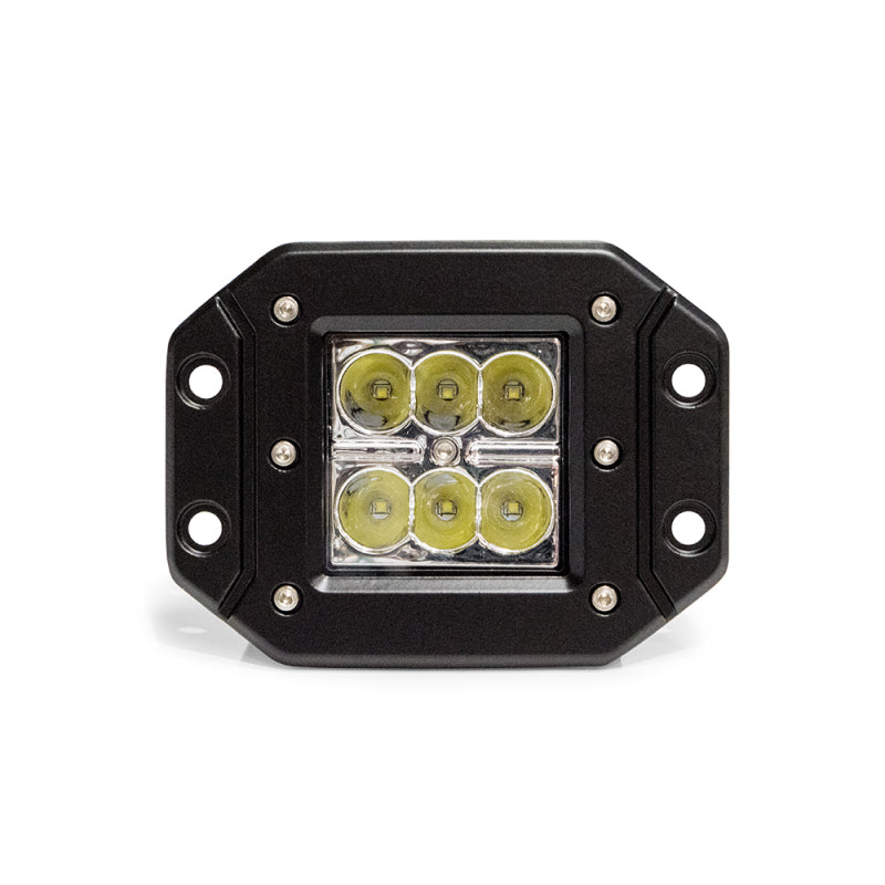 DV8 Offroad Light Bars & Cubes DV8 Offroad 3in Flush Mount LED Lights 20W Flood/Spot 5W Cree