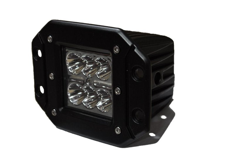 DV8 Offroad Light Bars & Cubes DV8 Offroad 3in Flush Mount LED Lights 20W Flood/Spot 5W Cree