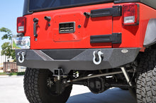Load image into Gallery viewer, DV8 Offroad Rear Bumpers Jeep JK Rear Bumper 07-18 Wrangler JK Steel Mid Length DV8 Offroad - DV8 Offroad - RBSTTB-04