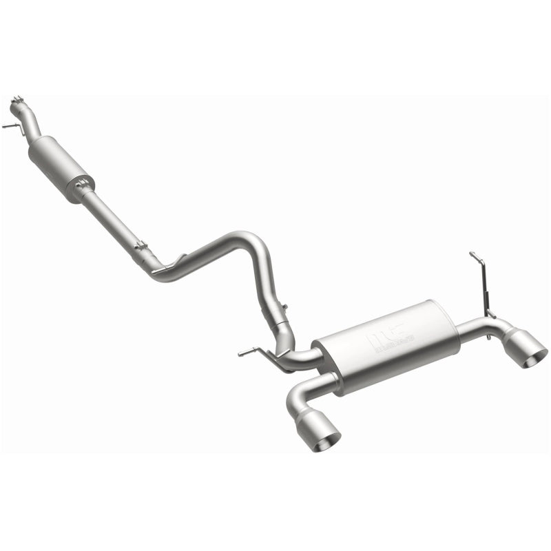 MagnaFlow Cat-Back 12-16 Jeep Wrangler GT 3.6L V6 Black Tips