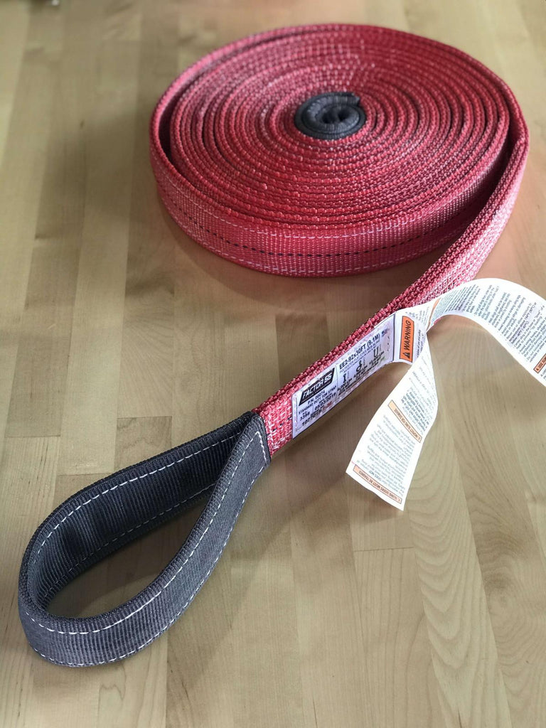 Factor 55 Tow Strap 30 Foot Tow Strap Standard Duty 30 Foot x 2 Inch Red Factor 55 - Factor 55 - 00074