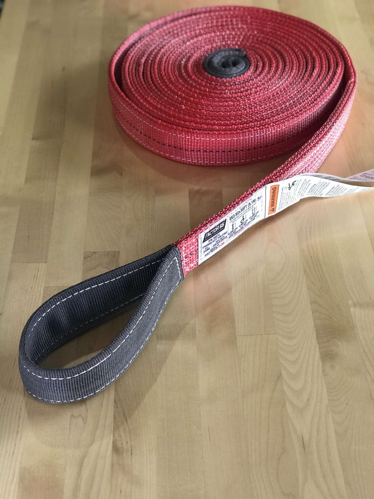 Factor 55 Tow Strap 30 Foot Tow Strap Standard Duty 30 Foot x 2 Inch Red Factor 55 - Factor 55 - 00074
