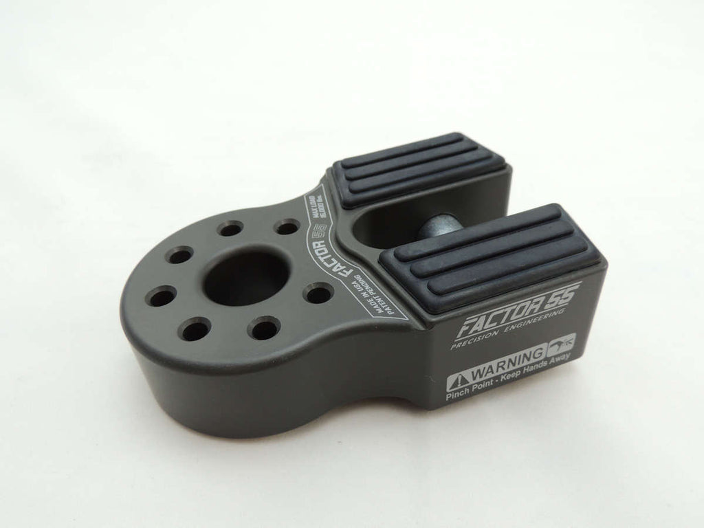 Factor 55 Winch Shackle FlatLink Winch Shackle Mount Assembly Gray Factor 55 - Factor 55 - 00050-06