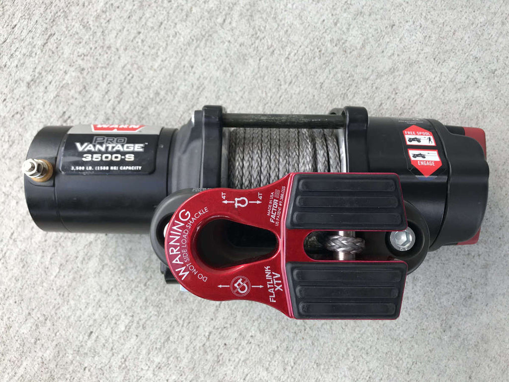 Factor 55 Winch Shackle FlatLink XTV Winch Shackle Mount Gray Factor 55 - Factor 55 - 00070-06