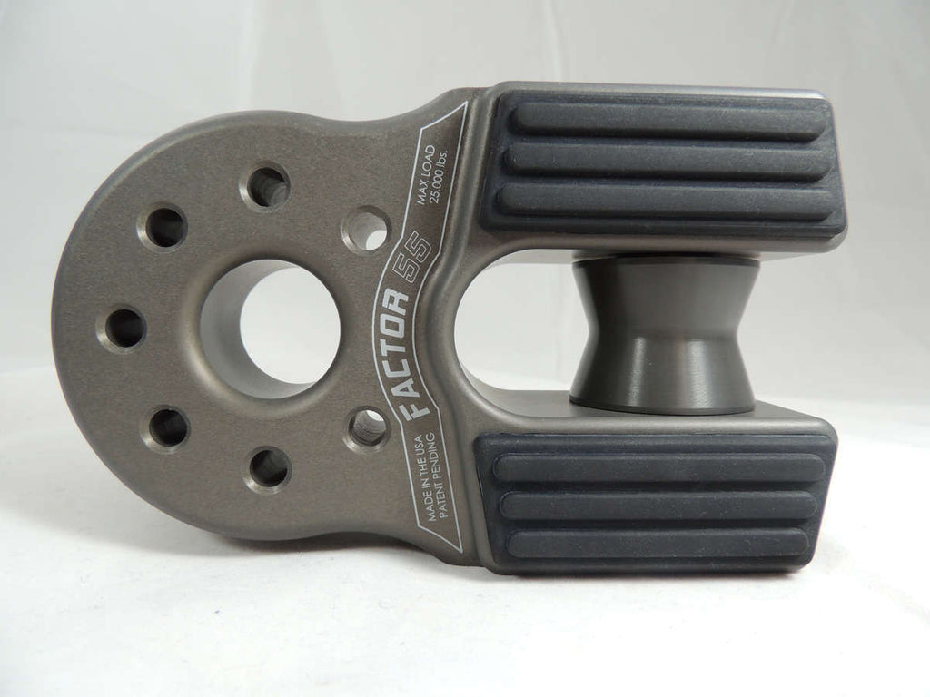 Factor 55 Winch Shackle FlatLink XXL Winch Shackle Mount Assembly Anodized Gray Factor 55 - Factor 55 - 00090-06