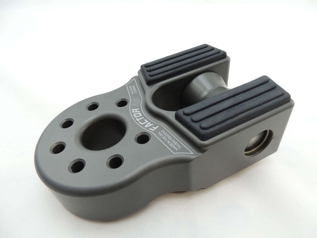 Factor 55 Winch Shackle FlatLink XXL Winch Shackle Mount Assembly Anodized Gray Factor 55 - Factor 55 - 00090-06