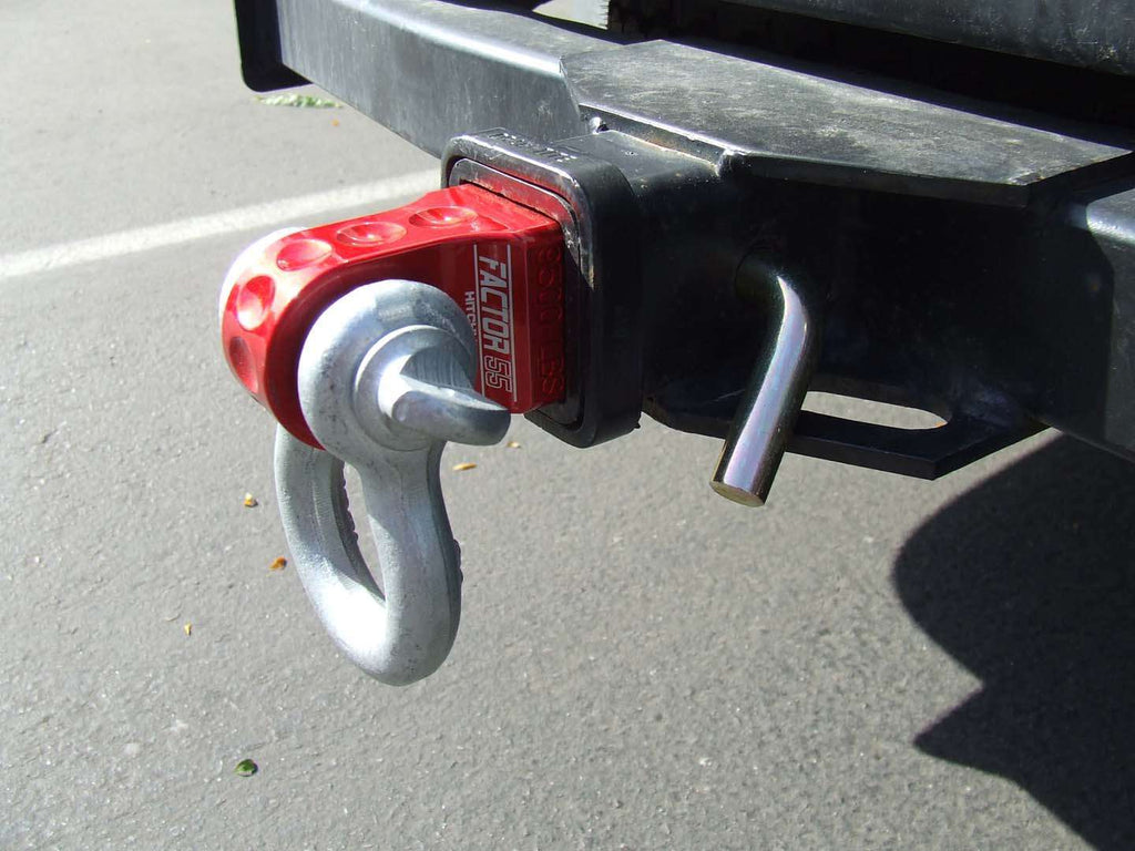Factor 55 Winch Shackle HitchLink 2.0 Reciever Shackle Mount 2 Inch Receivers Gray Factor 55 - Factor 55 - 00020-06