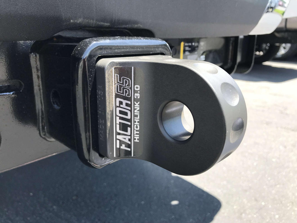 Factor 55 Winch Shackle HitchLink 3.0 Reciever Shackle Mount 3 Inch Receivers Anodized Gray Factor 55 - Factor 55 - 00027-06