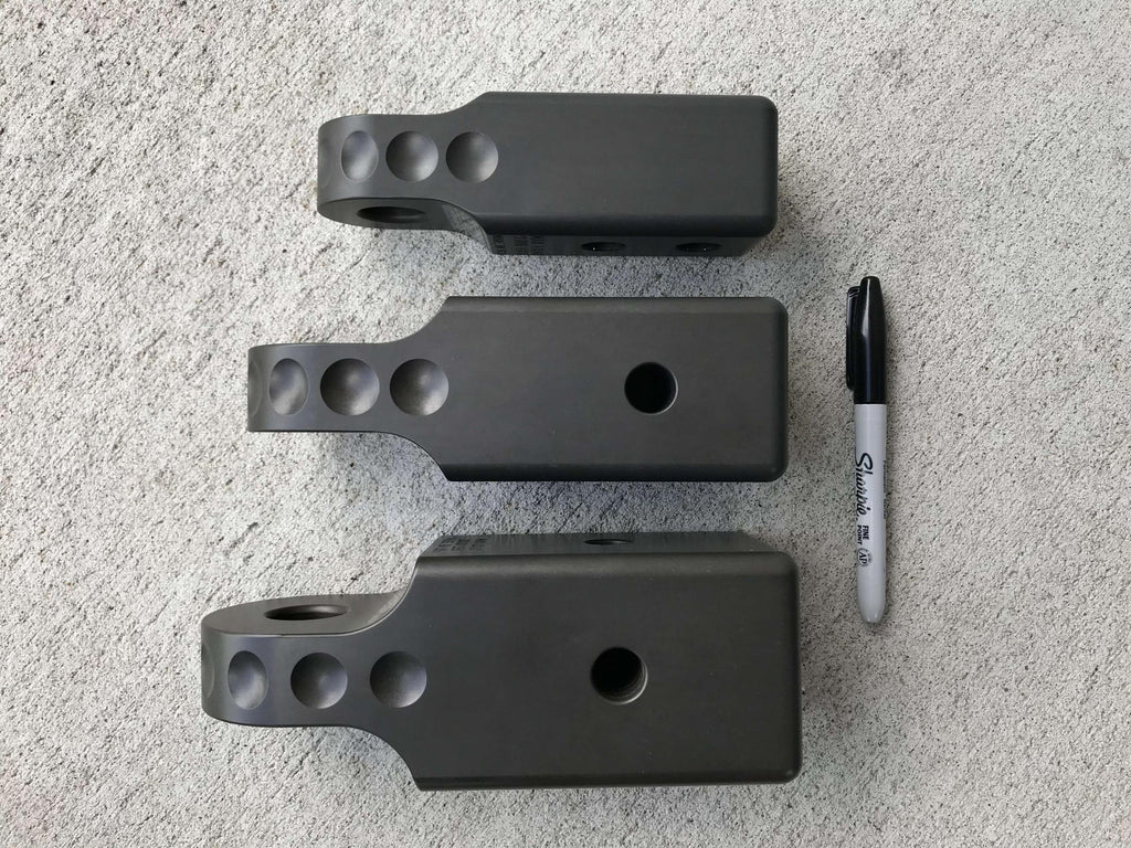Factor 55 Winch Shackle HitchLink 3.0 Reciever Shackle Mount 3 Inch Receivers Anodized Gray Factor 55 - Factor 55 - 00027-06
