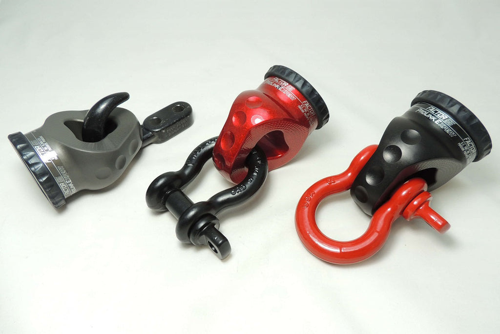 Factor 55 Winch Shackle ProLink E Expert Shackle Mount Assembly Red Factor 55 - Factor 55 - 00310-01