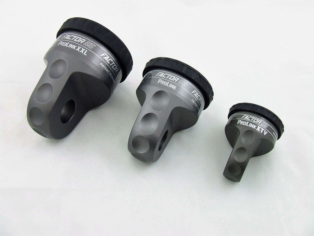 Factor 55 Winch Shackle ProLink Winch Shackle Mount Assembly Gray Factor 55 - Factor 55 - 00015-06