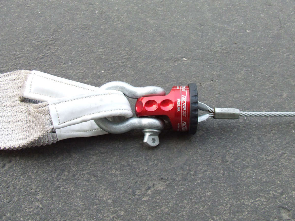 Factor 55 Winch Shackle ProLink Winch Shackle Mount Assembly Gray Factor 55 - Factor 55 - 00015-06